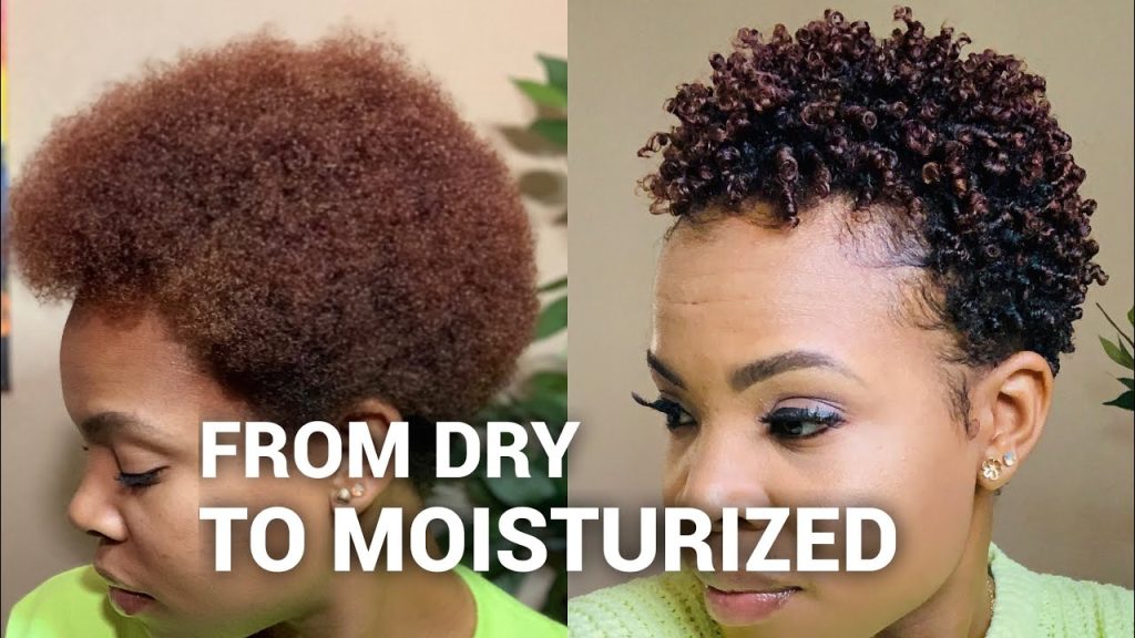 Styling-my-DRY-natural-hair-wash-and-go